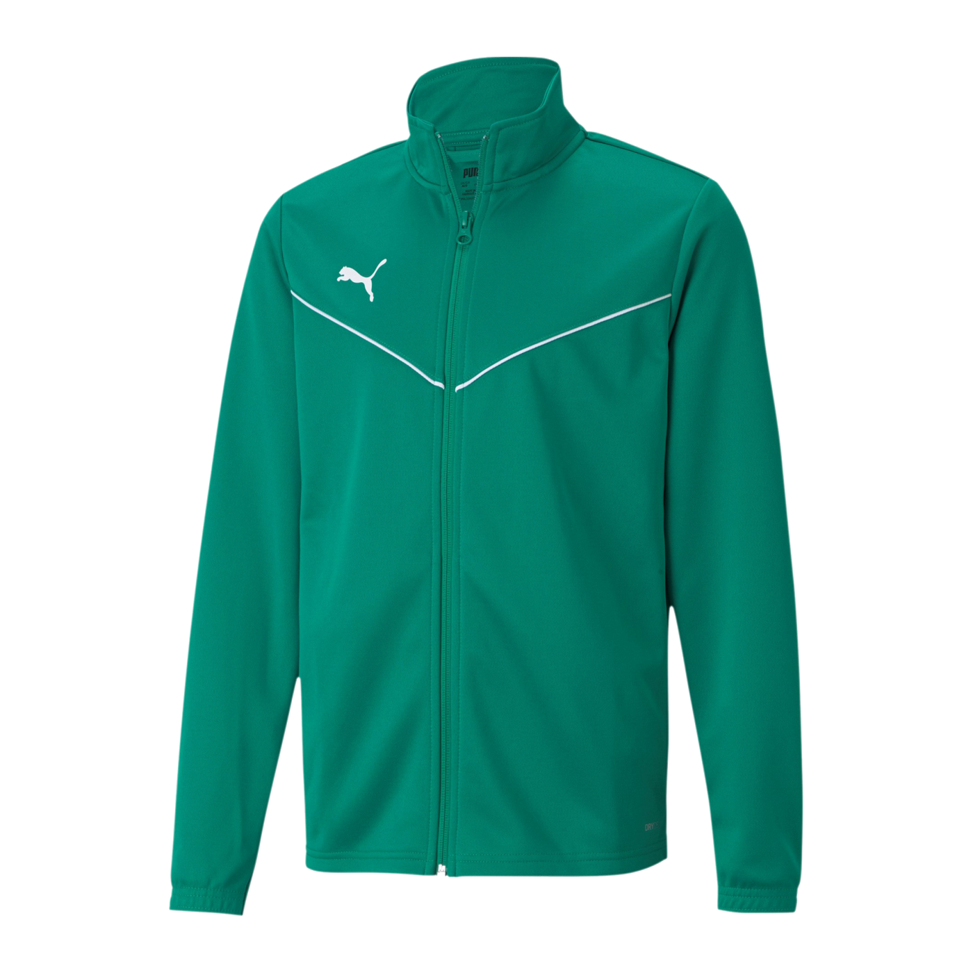 PUMA teamRISE Poly Trainingsjacke Kids Grün F05