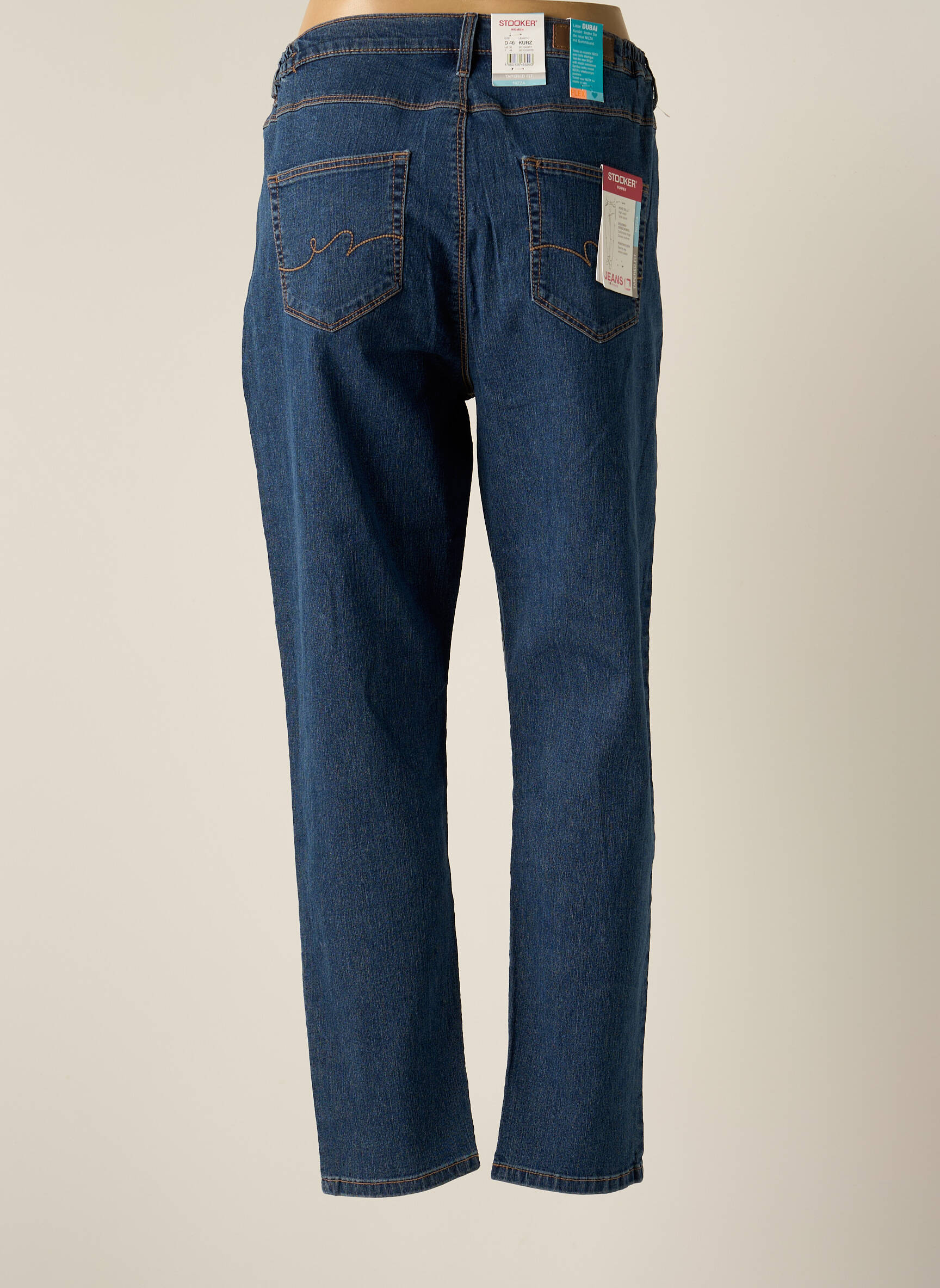Stooker Jeans Coupe Droite Femme couleur bleu