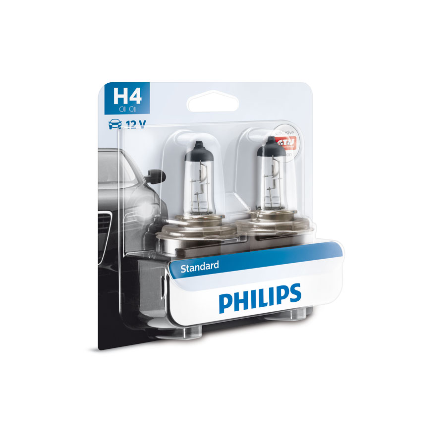 Philips H4 Original Glühlampe als ATU- Edition, 2 Stück - ATU