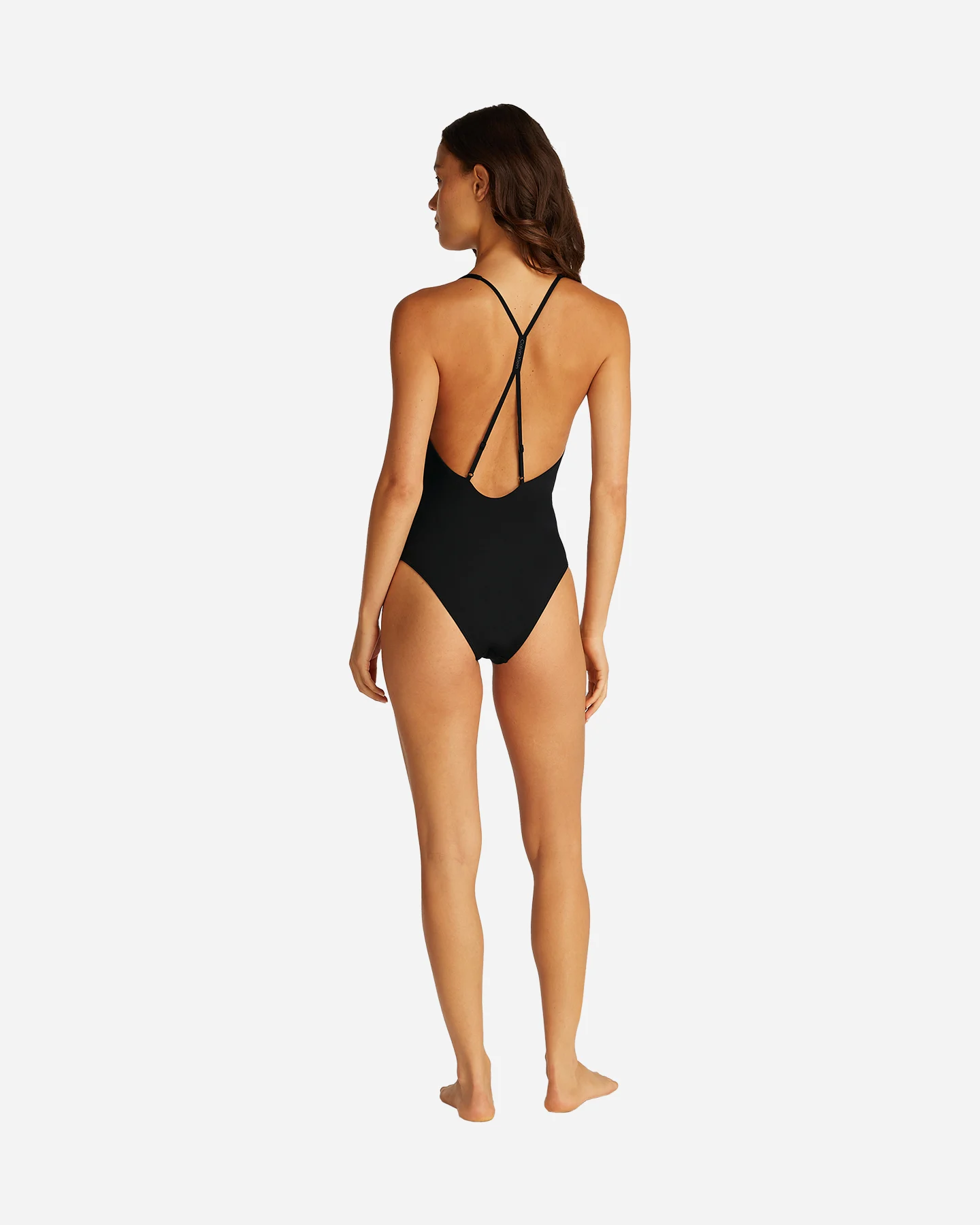 Dámske plavky Calvin Klein Jeans s dvojitou elastickou podrážkou KW0KW02798BEH