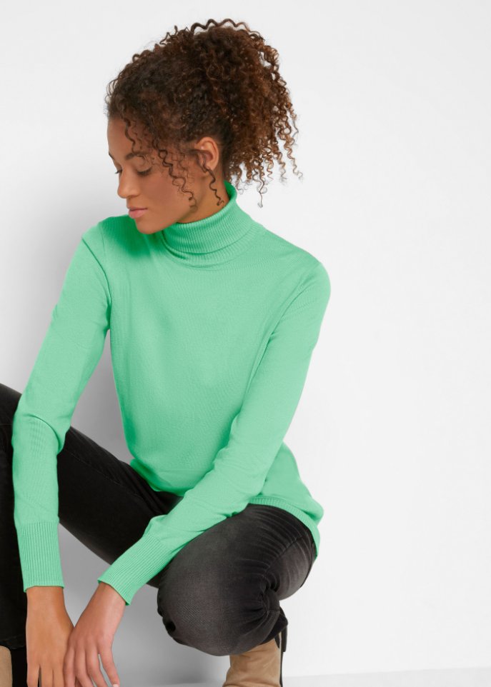 Basic Rollkragenpullover