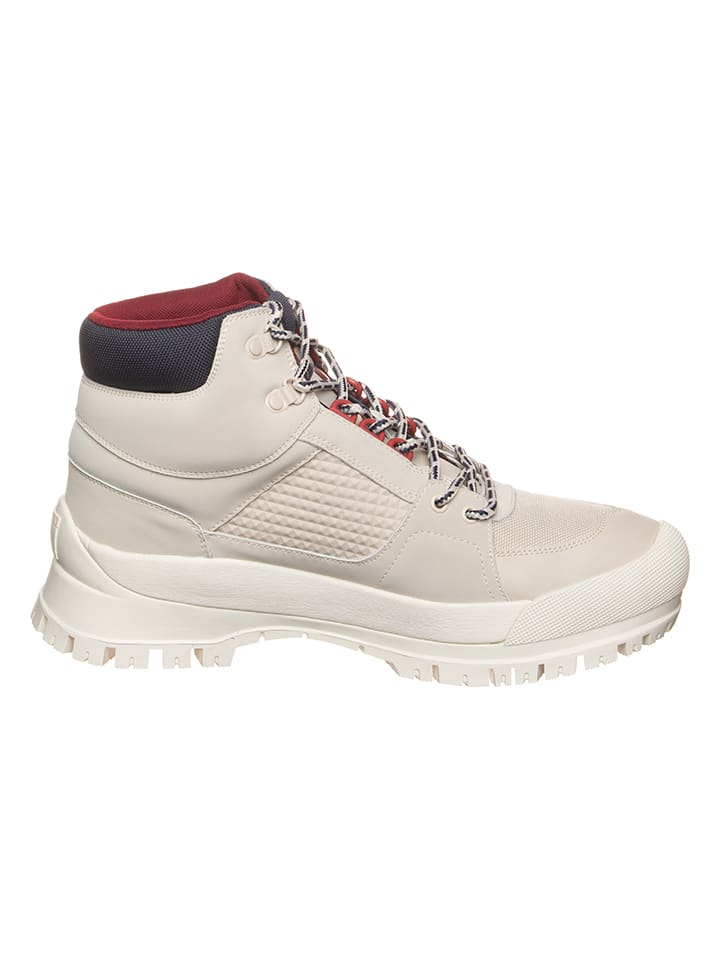 Tommy Hilfiger Shoes Leder-Boots in Creme günstig kaufen