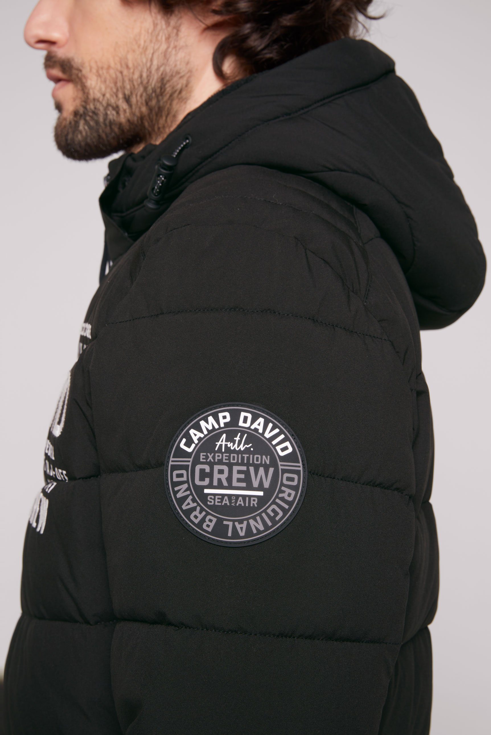 CAMP DAVID Outdoorjacke mit Windbreaker-Bündchen im Ärmel