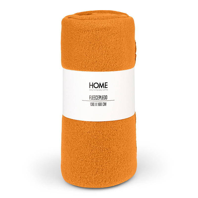 Home Fleecepledd 130x160 orange