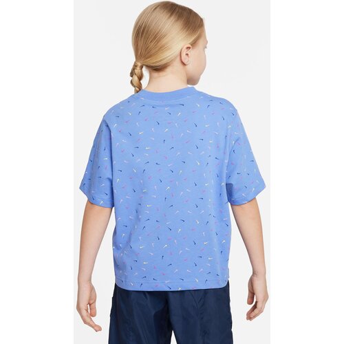 KINDER SHIRT G NK NSW TEE BOXY SWOOSH AOP