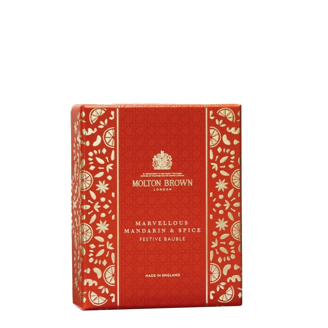 New Marvellous Mandarin & Spice Bath & Shower Gel Festive Bauble