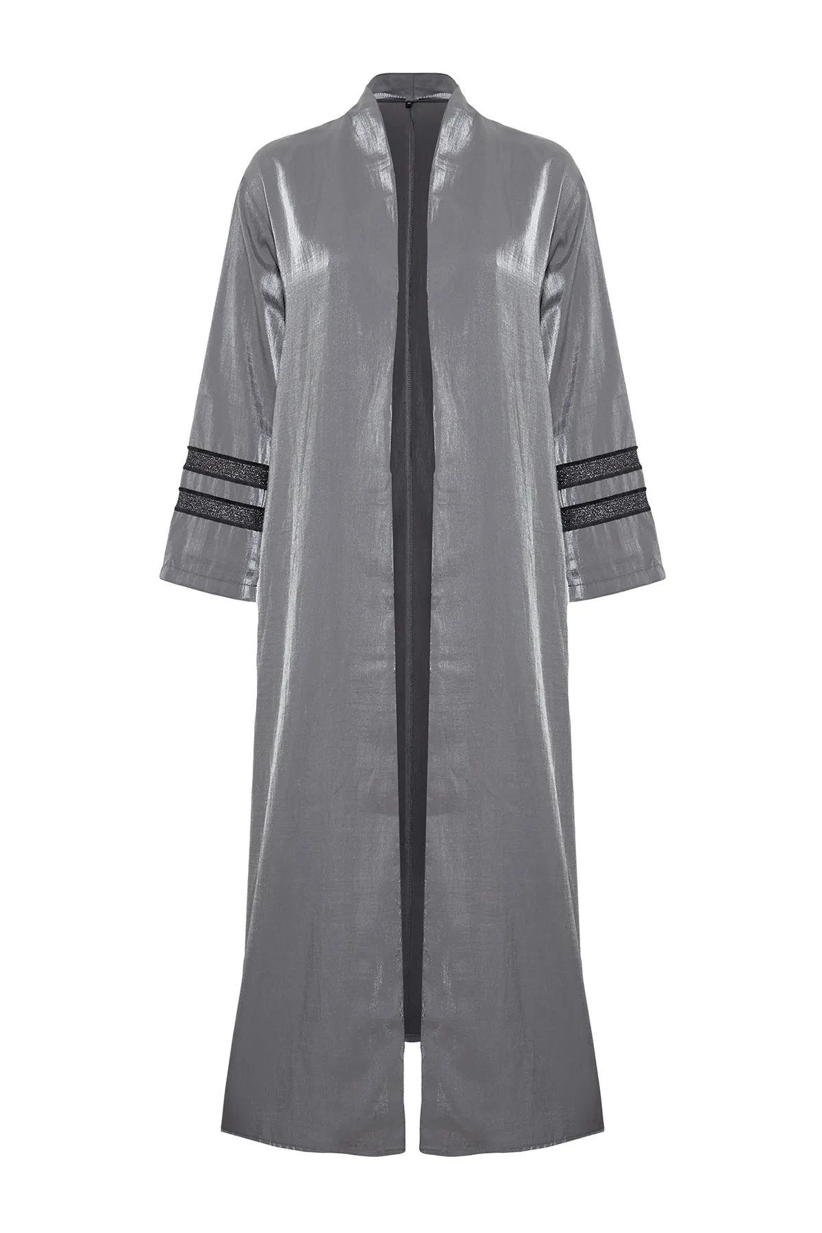 Trendyol Modest  Geräucherte, bestickte, glänzende, lange gewebte Mütze & Ferace & Abaya TCTSS24KF00004