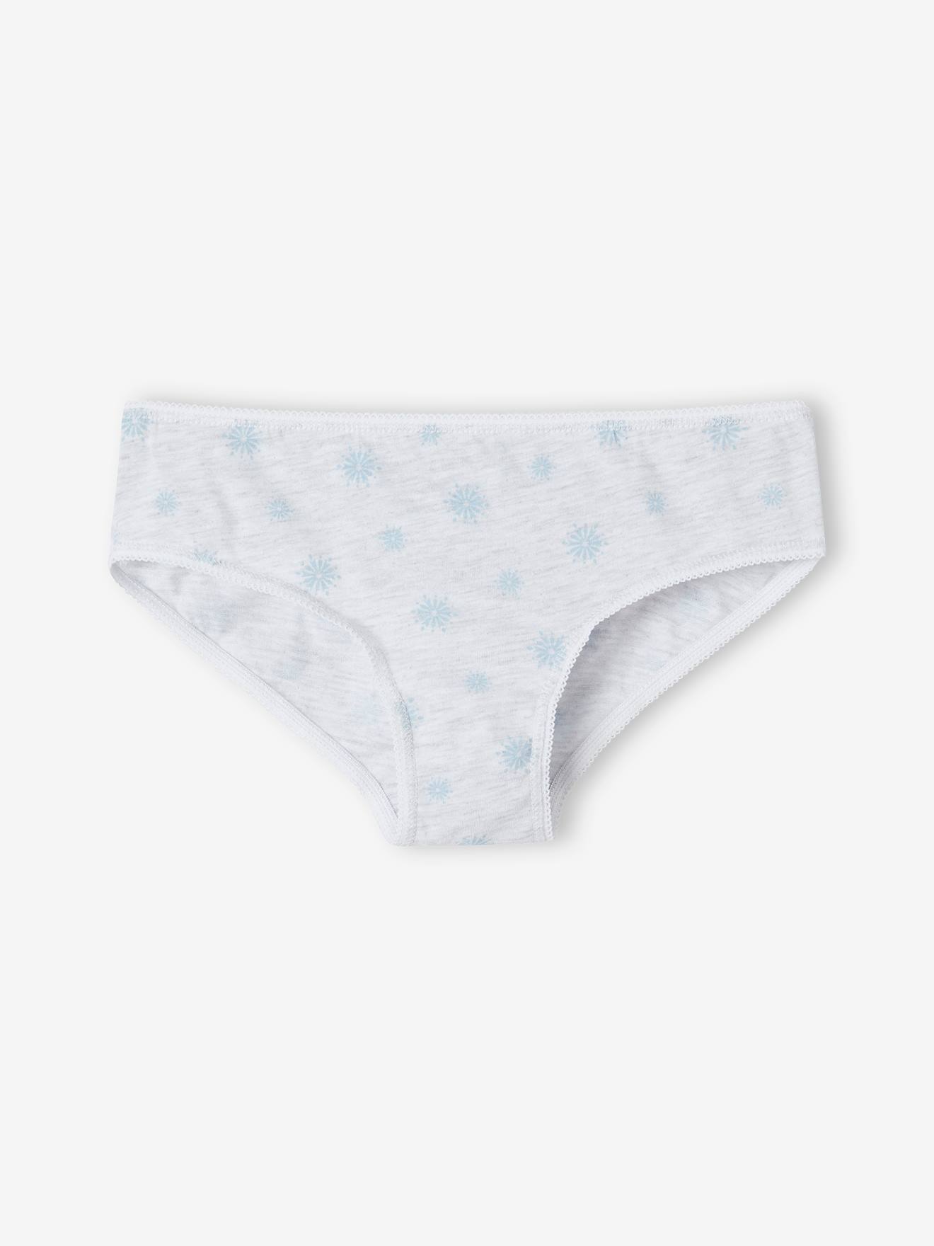 Frozen 3er-Pack Mädchen Slips Disney DIE EISKÖNIGIN - himmelblau