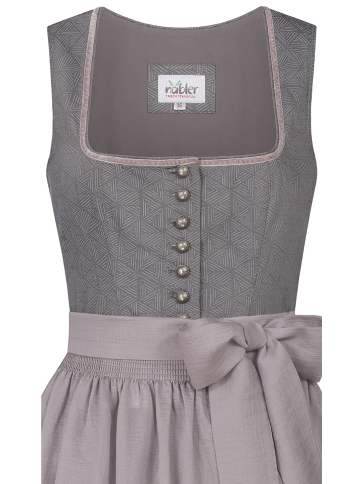 Nübler Midi Dirndl Fabiane in Schiefer günstig kaufen
