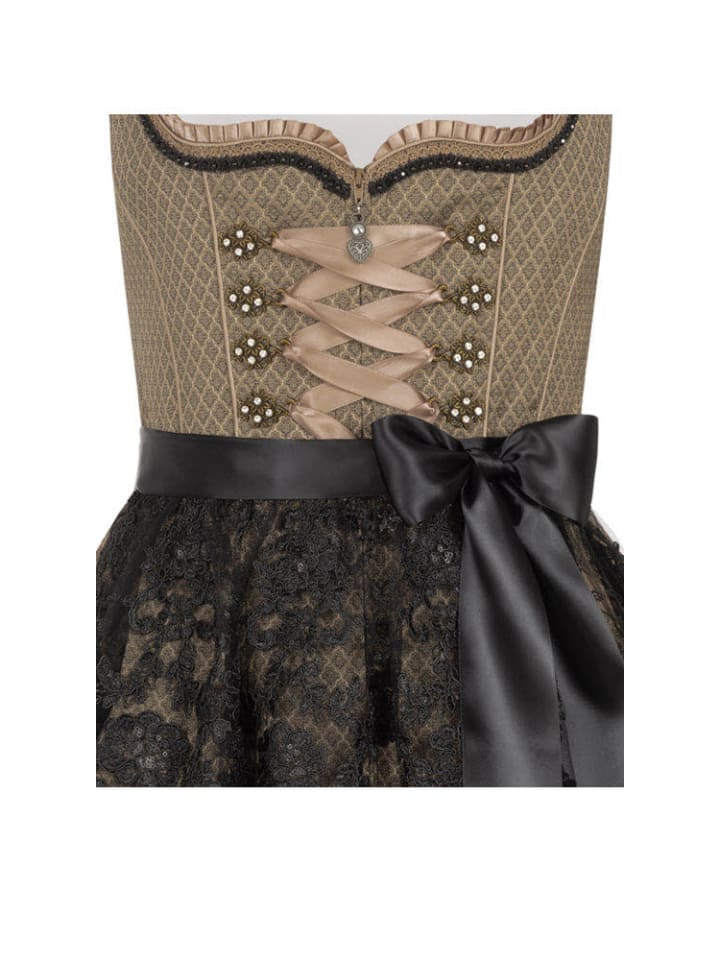 Nübler Mini Dirndl Erika in Gold günstig kaufen