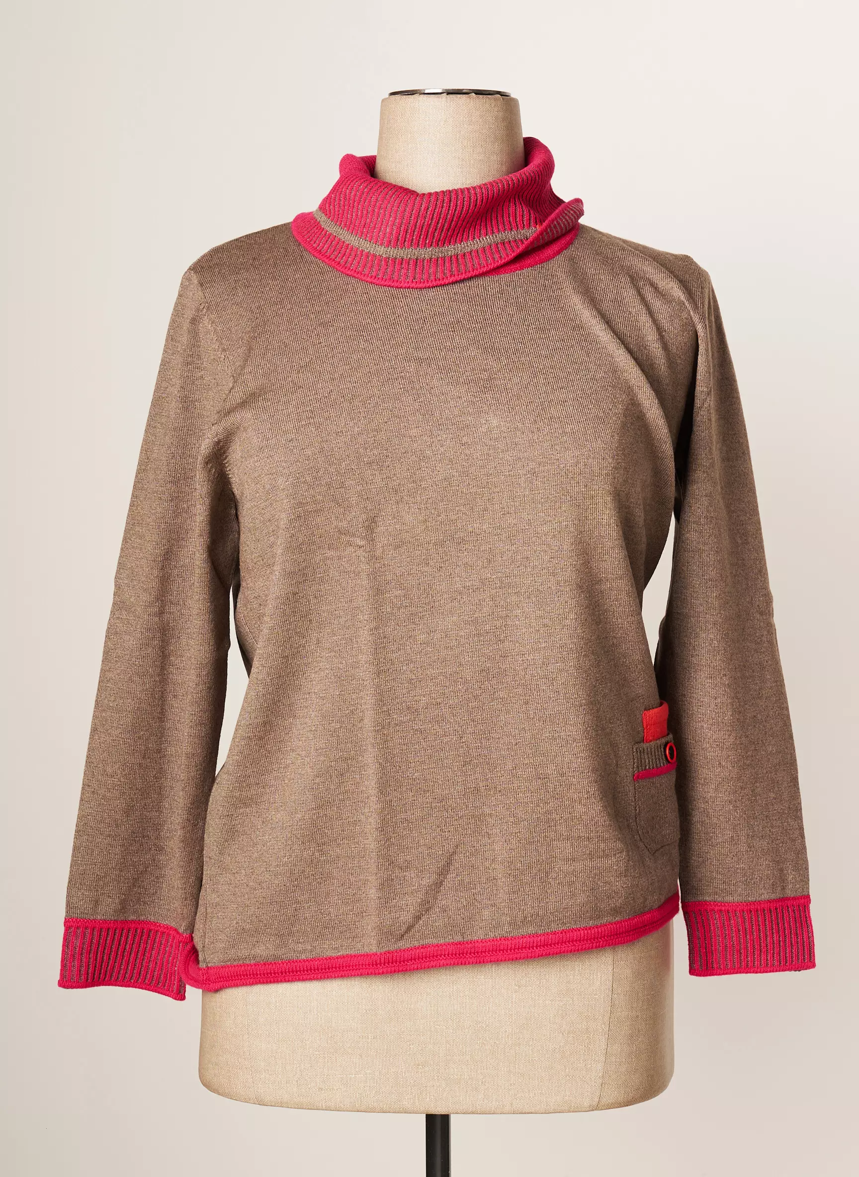 Rabe Cols Roules Femme couleur marron