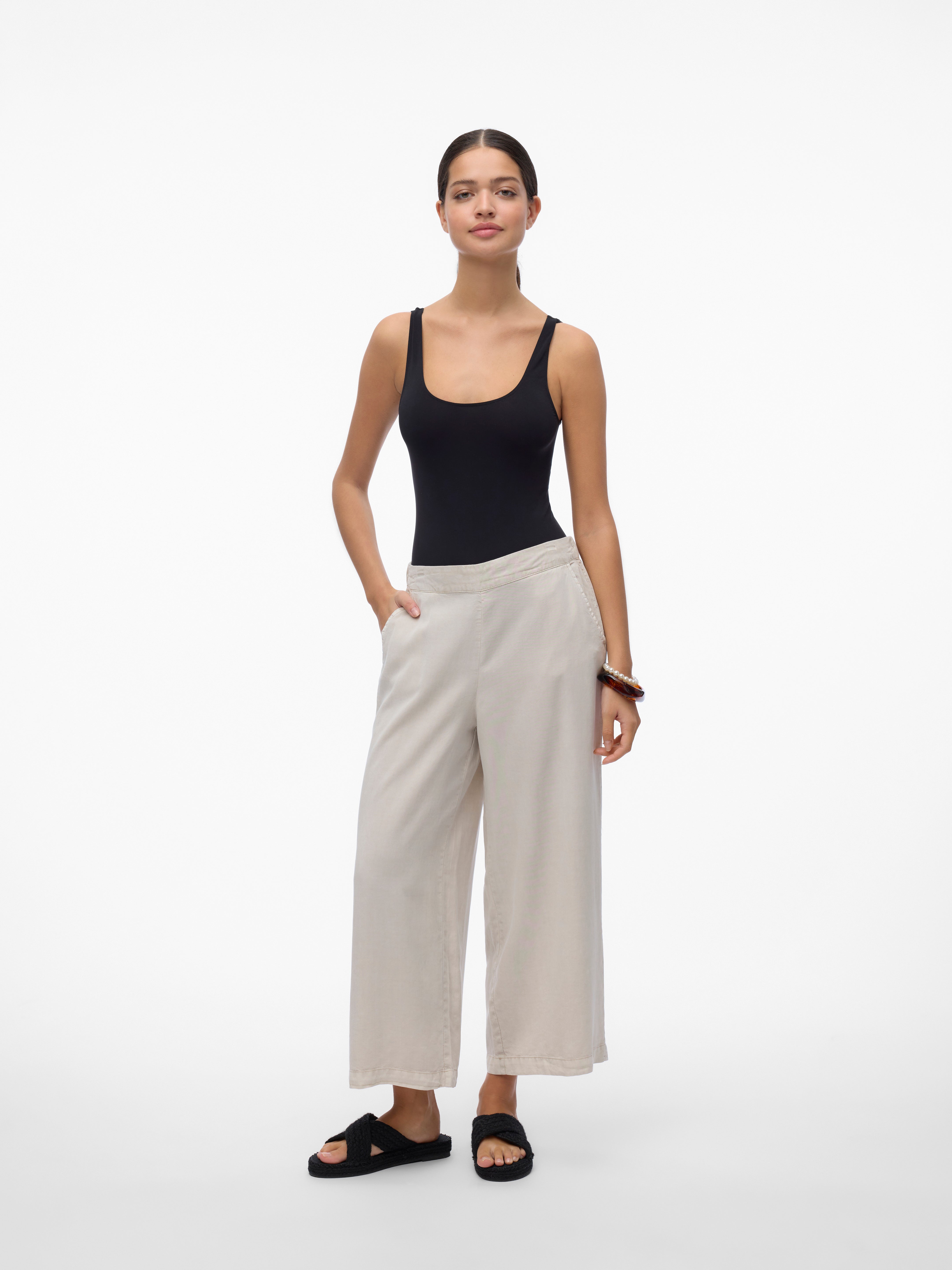 VMBREE Mittlere Taille Culottehose