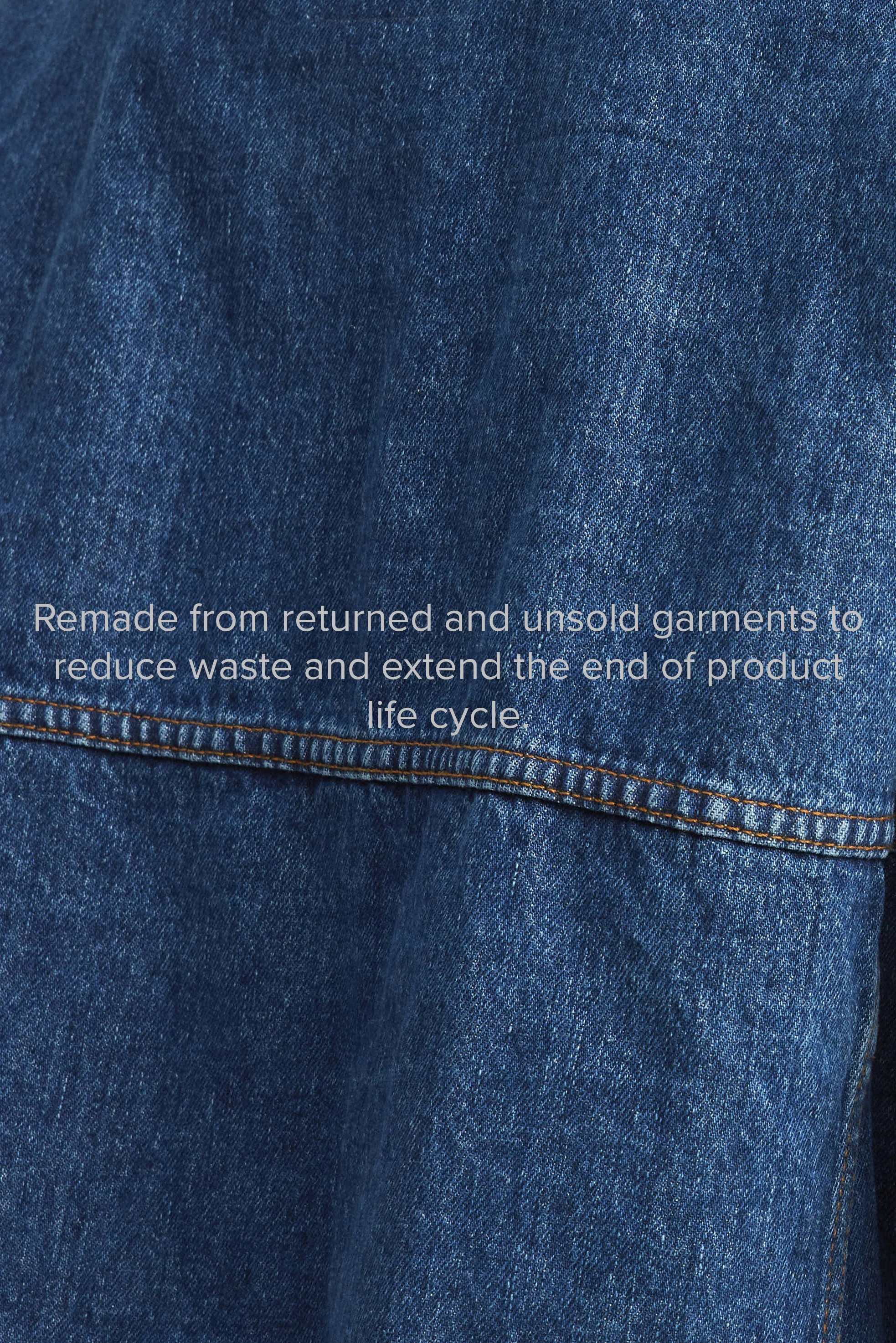 Denim-Bandeau-Oberteil