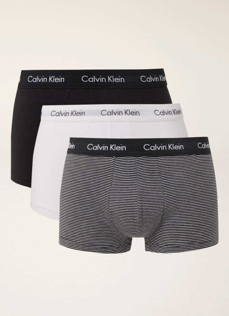 Calvin Klein Boxer Shorts with logo waistband in a 3-pack