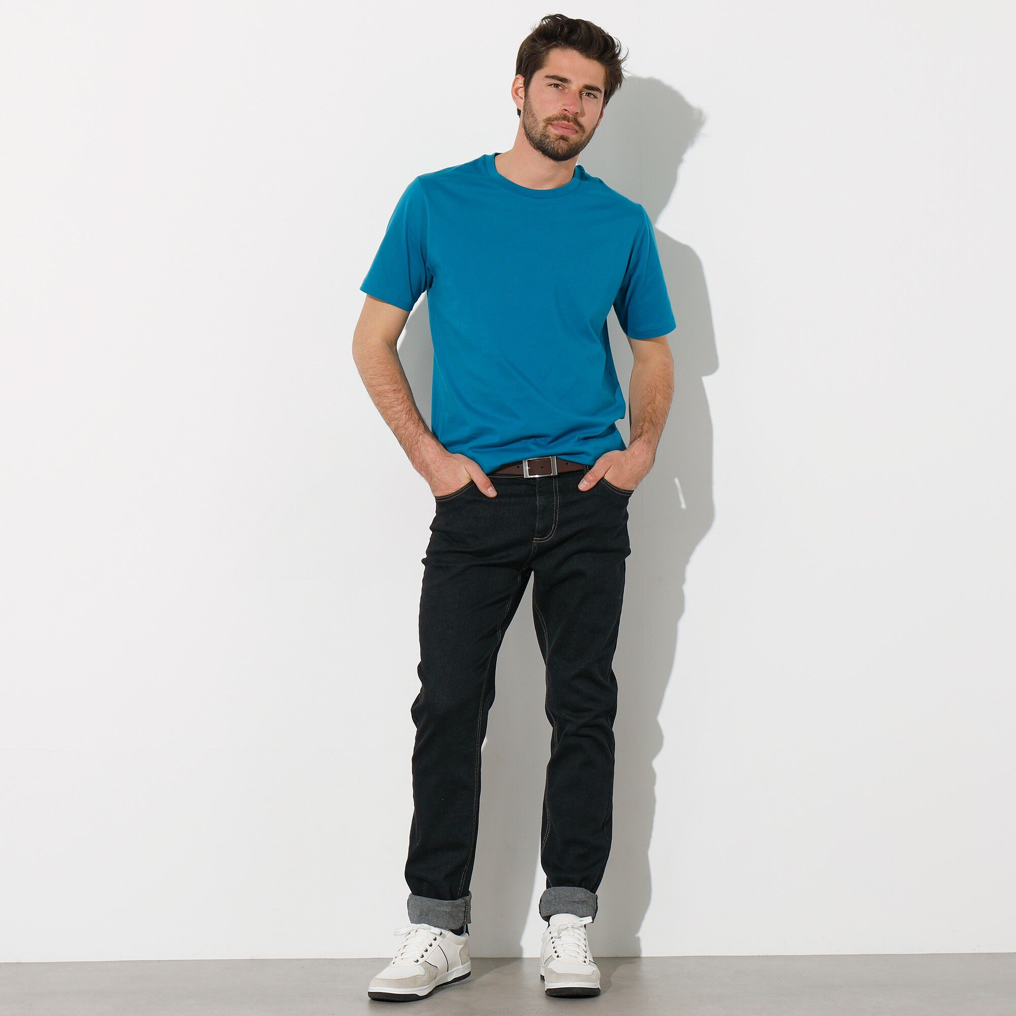 T-shirt col rond manches courtes