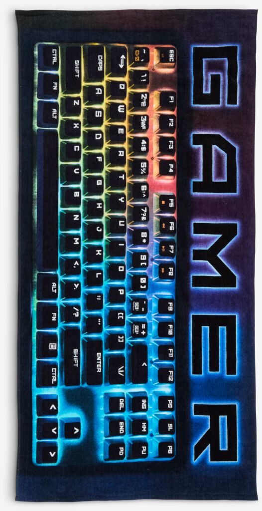Ręcznik kąpielowy GAMER złoty 70x140cm