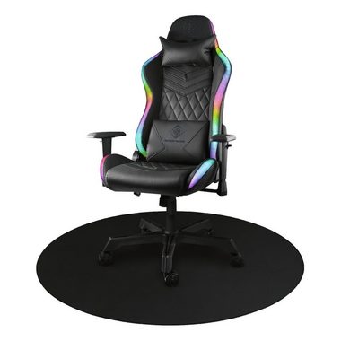 DELTACO Bodenschutzmatte Gaming Stuhlunterlage, inkl. 5 Jahre Herstellergarantie