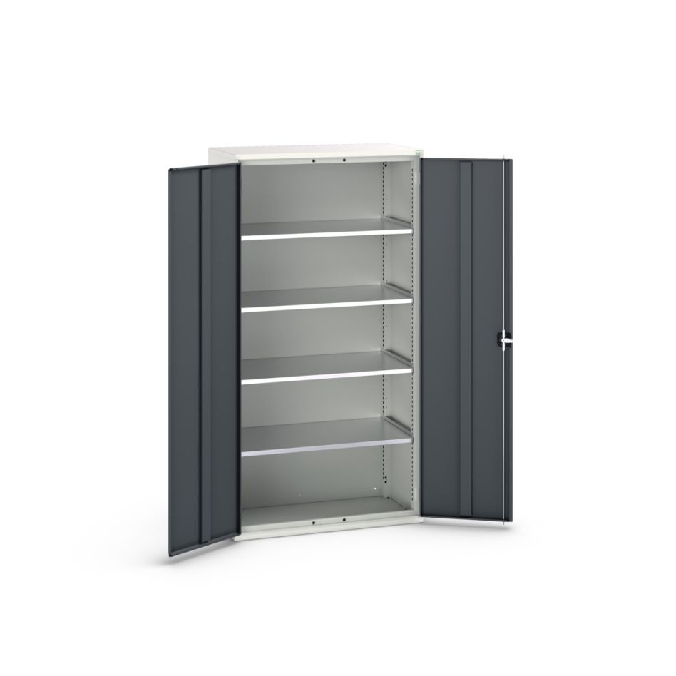 Armoire système Bott 16926267.19 Verso 1050x550x2000mm 4 étagères 2 portes RAL 7016
