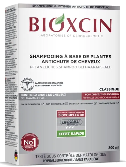 Bioxcin Classic biljni šampon za suhu i normalnu kosu sklonu opadanju