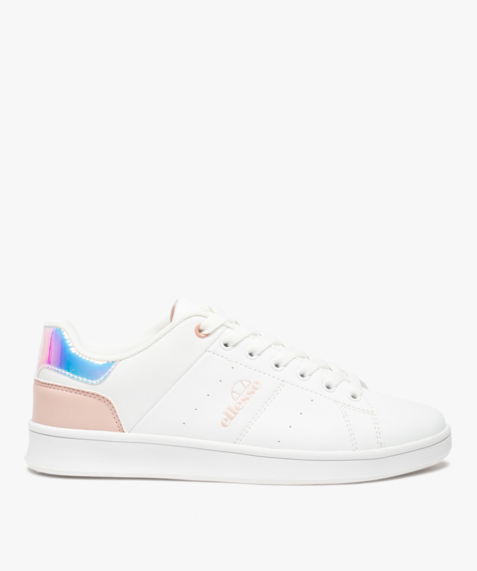 Baskets femme bicolores à lacets – Ellesse Eridan blanc | GEMO