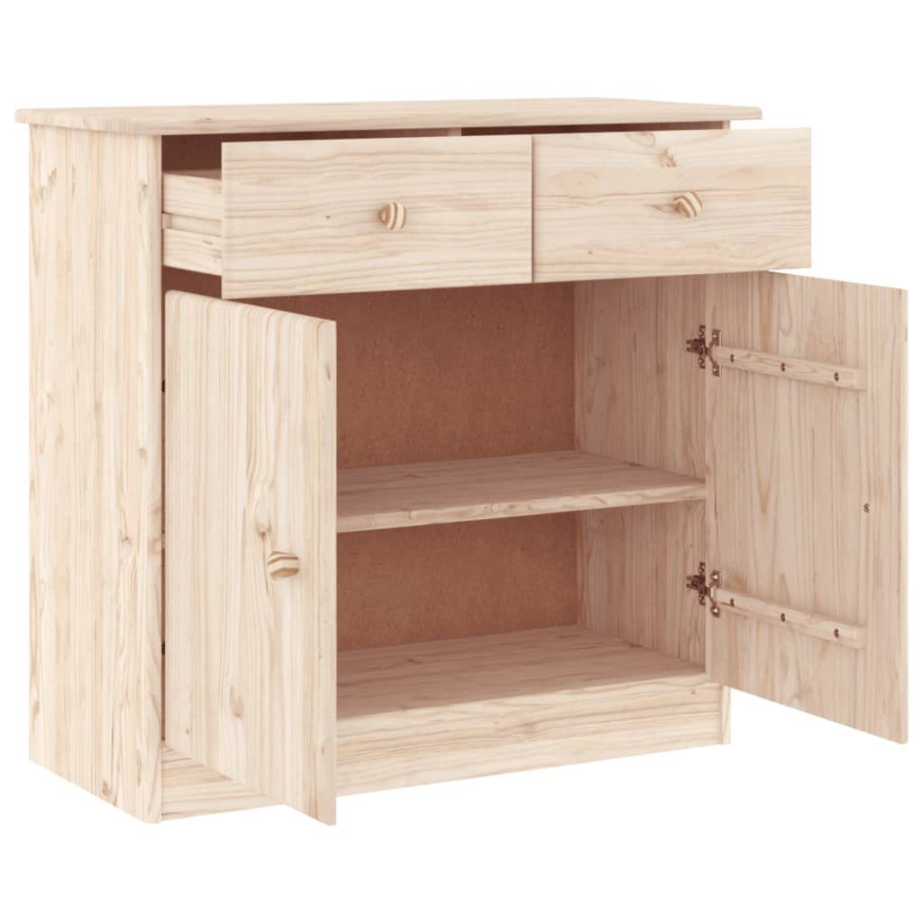 vidaXL Sideboard Sideboard ALTA 77x35x73 cm Massivholz Kiefer (1 St)