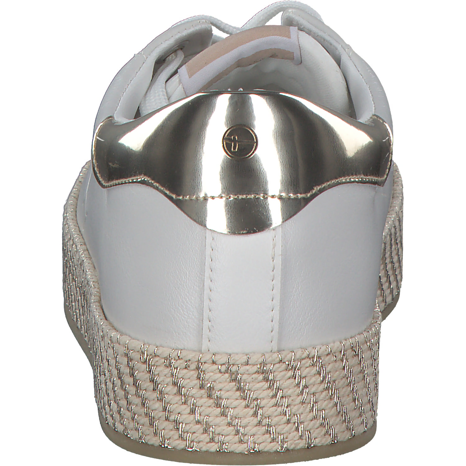 Tamaris 23713, Schnürschuhe, Damen, WHITE/GOLD