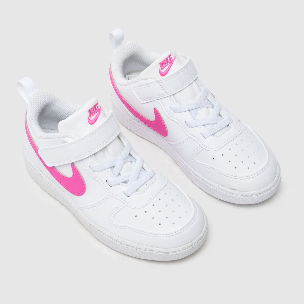 Nike vita Court Borough Low Recraft flickor småbarnsskor