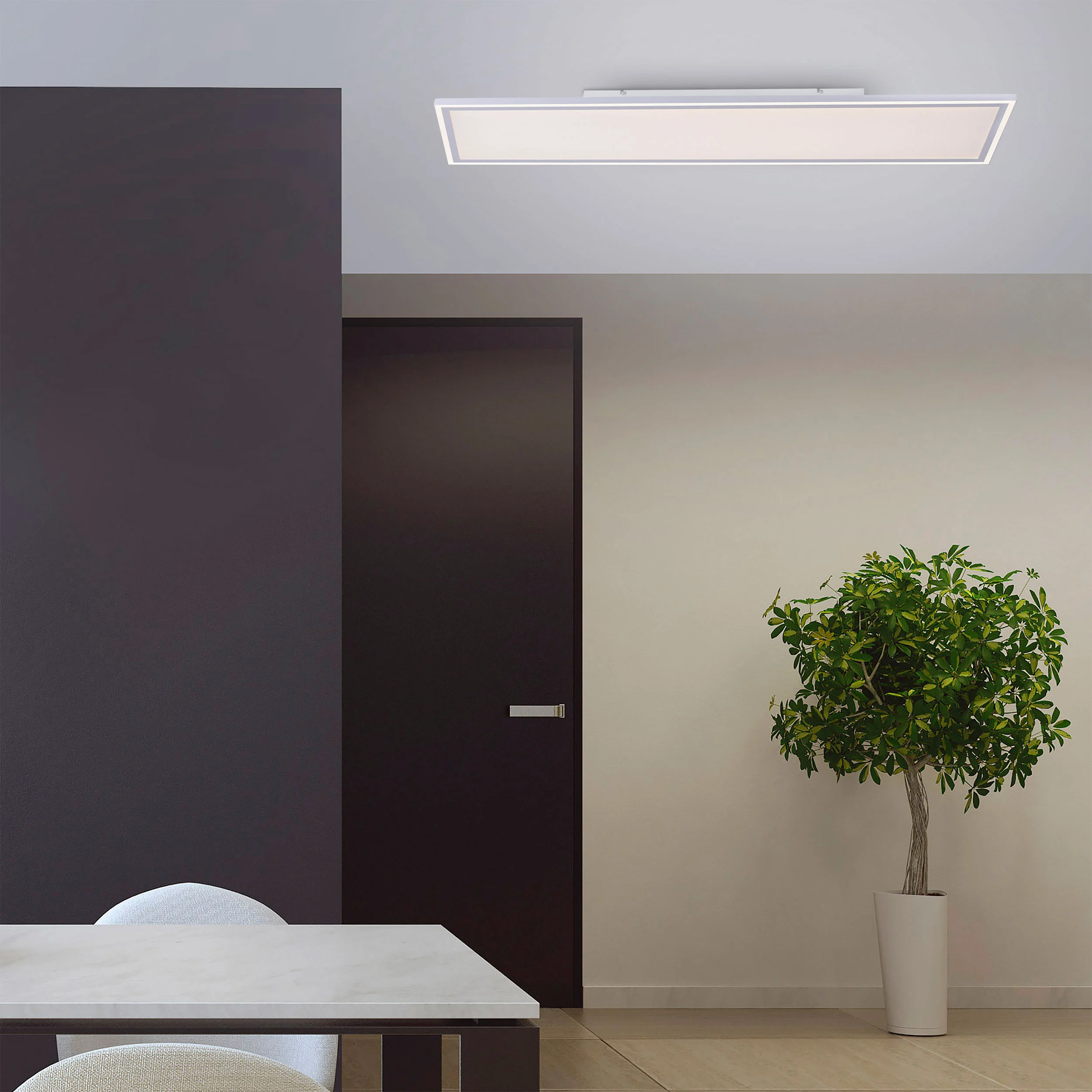 JUST LIGHT.LED-Deckenleuchte 2flg