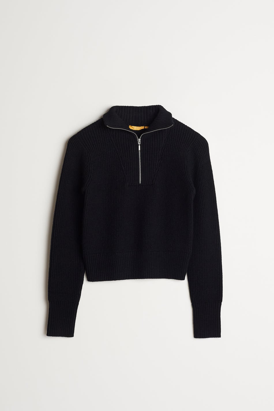 S knit half zipper