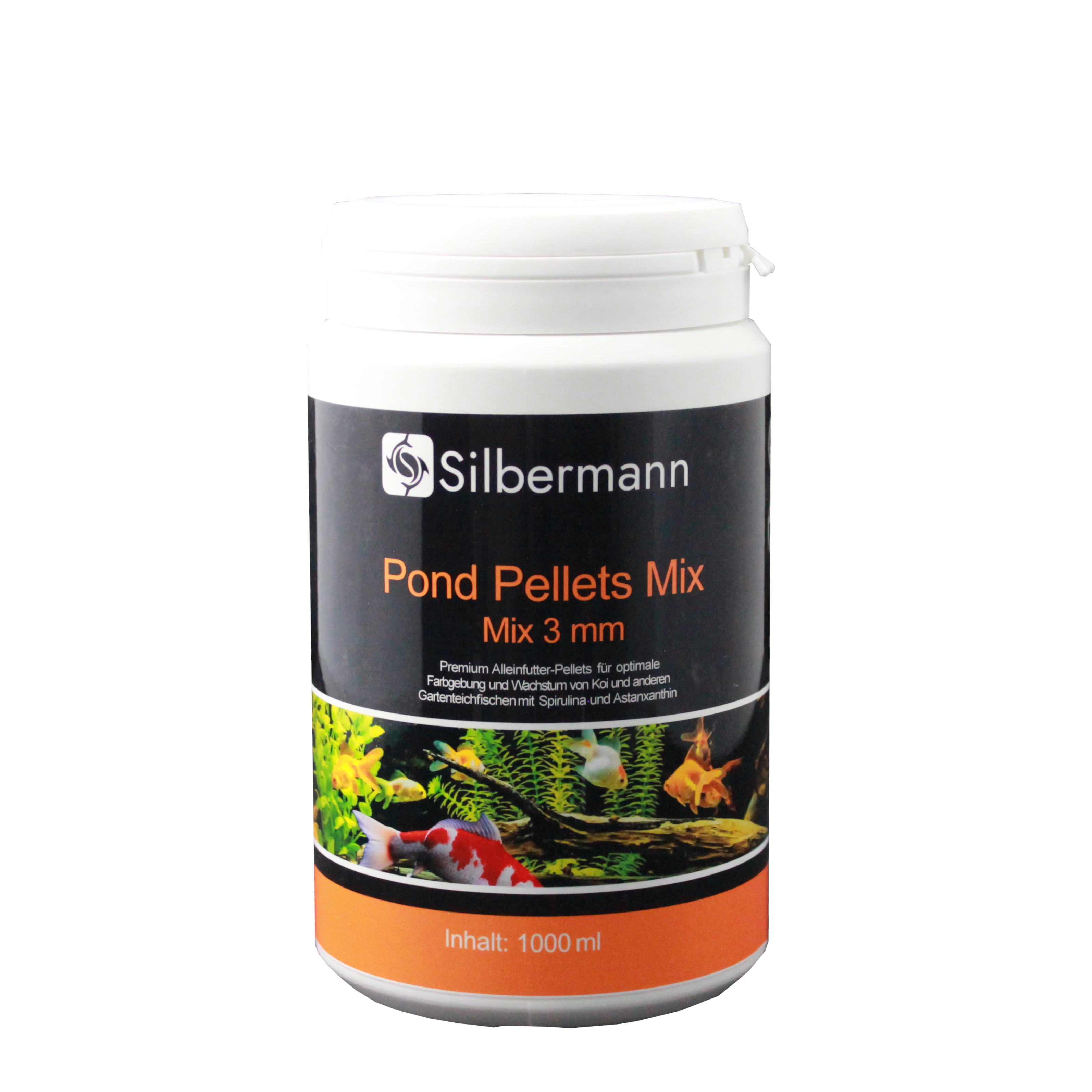 Silbermann Hauptfutter Silbermann Pond Pellets Mix 3 mm 1 kg
