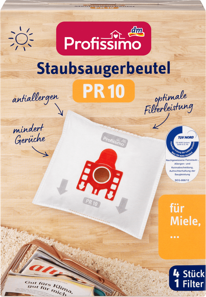 Staubsaugerbeutel PR 10, 4 St