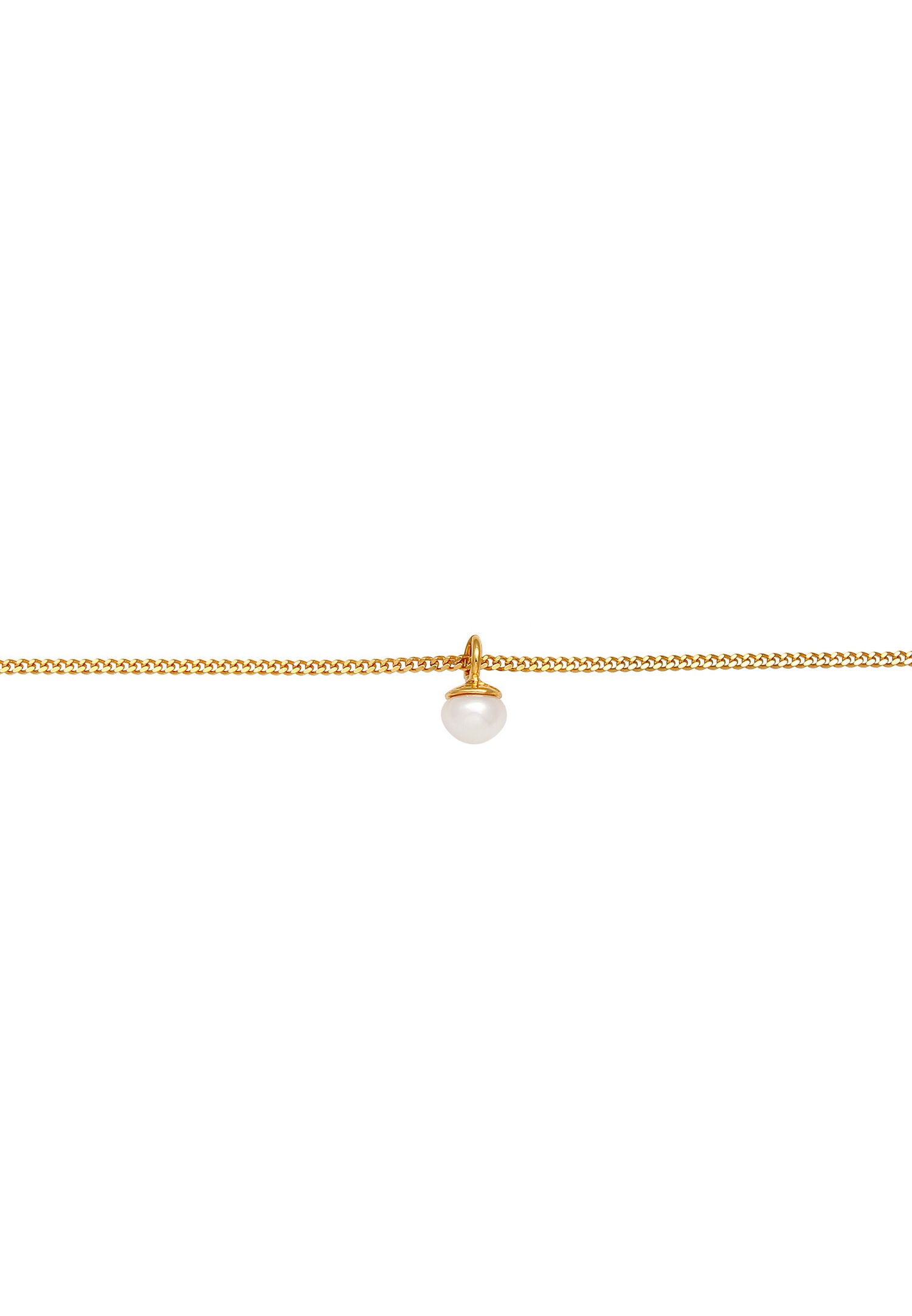 Colgante Elli para mujer con perlas cultivadas de agua dulce de estilo clásico y moderno en plata de ley 925 chapada en oro.