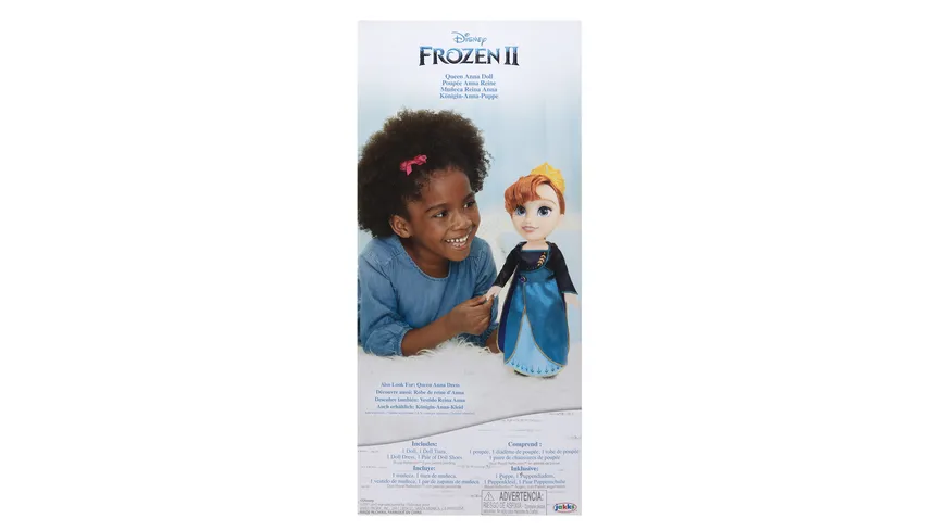 Jakks Pacific - Die Eiskönigin 2 Königin Anna Puppe 35 cm mit Krone