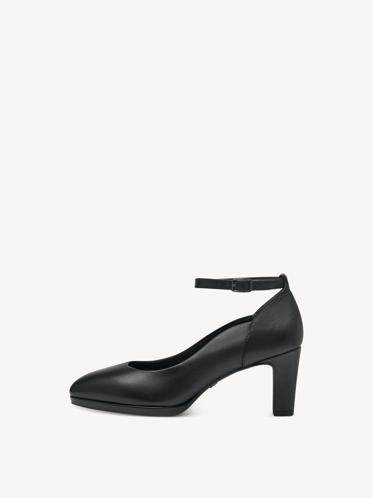 Escarpin en cuir - noir