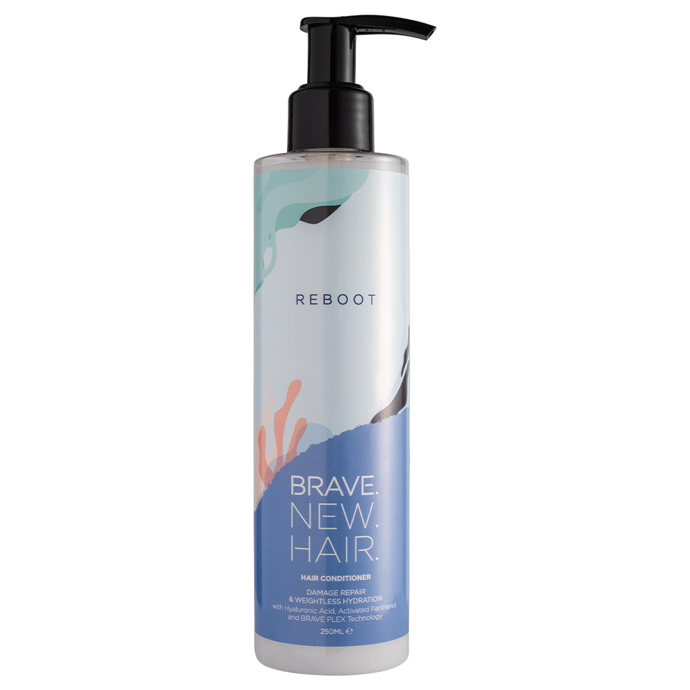 brave new hair Reboot Après-shampooing pour cheveux abîmés etsecs