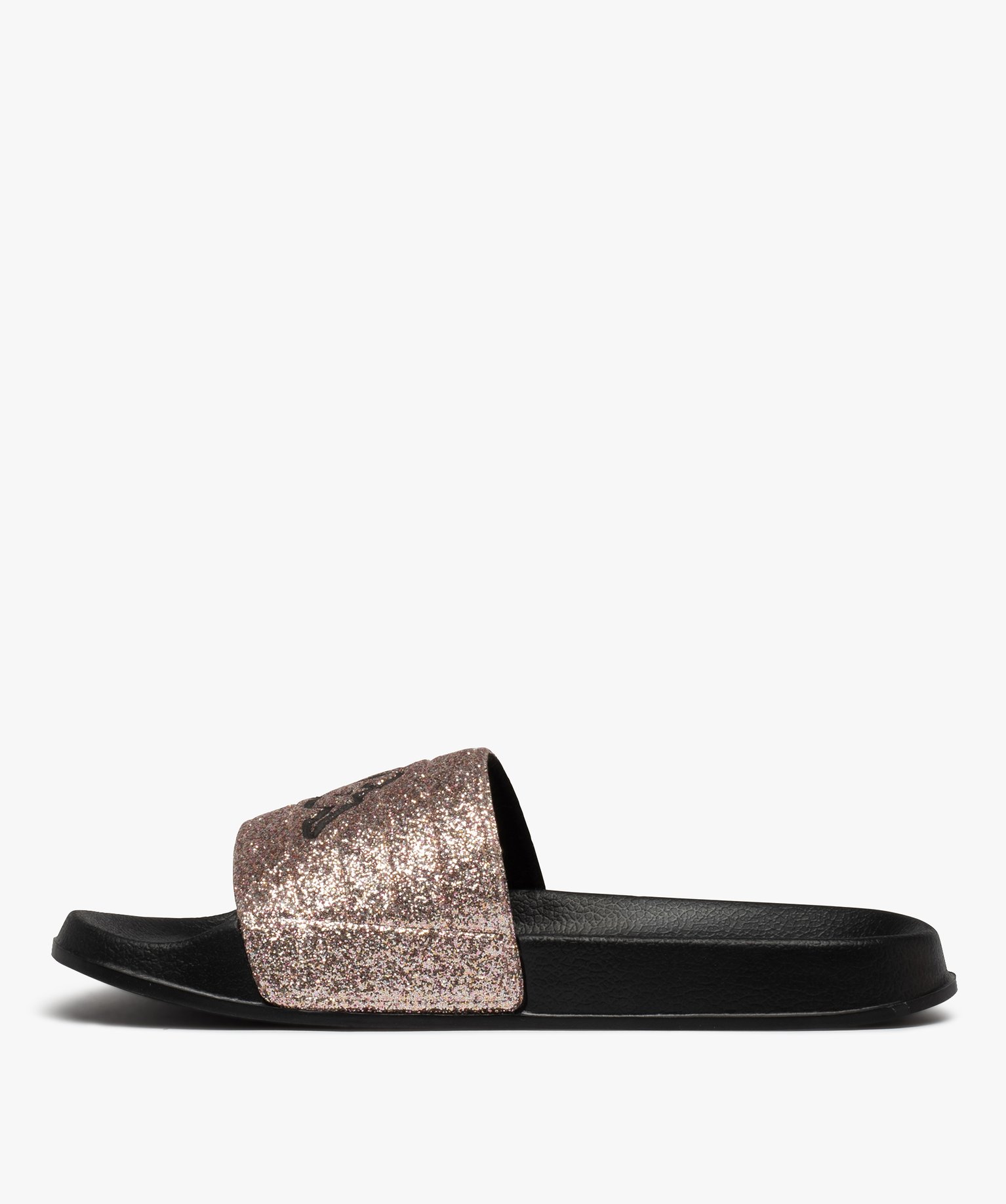 Mules de piscine femme pailletées - Kappa Matese noir | GEMO
