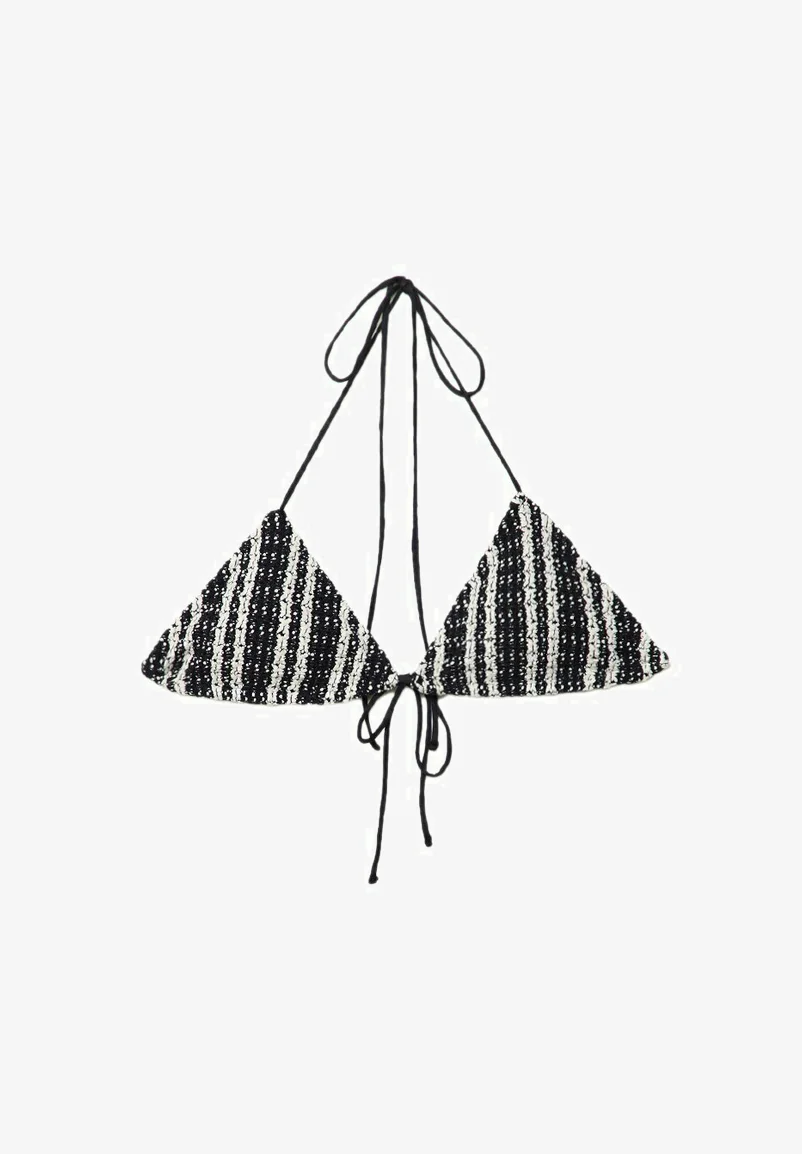 Stradivarius EFFECT TRIANGLE - Top de bikini