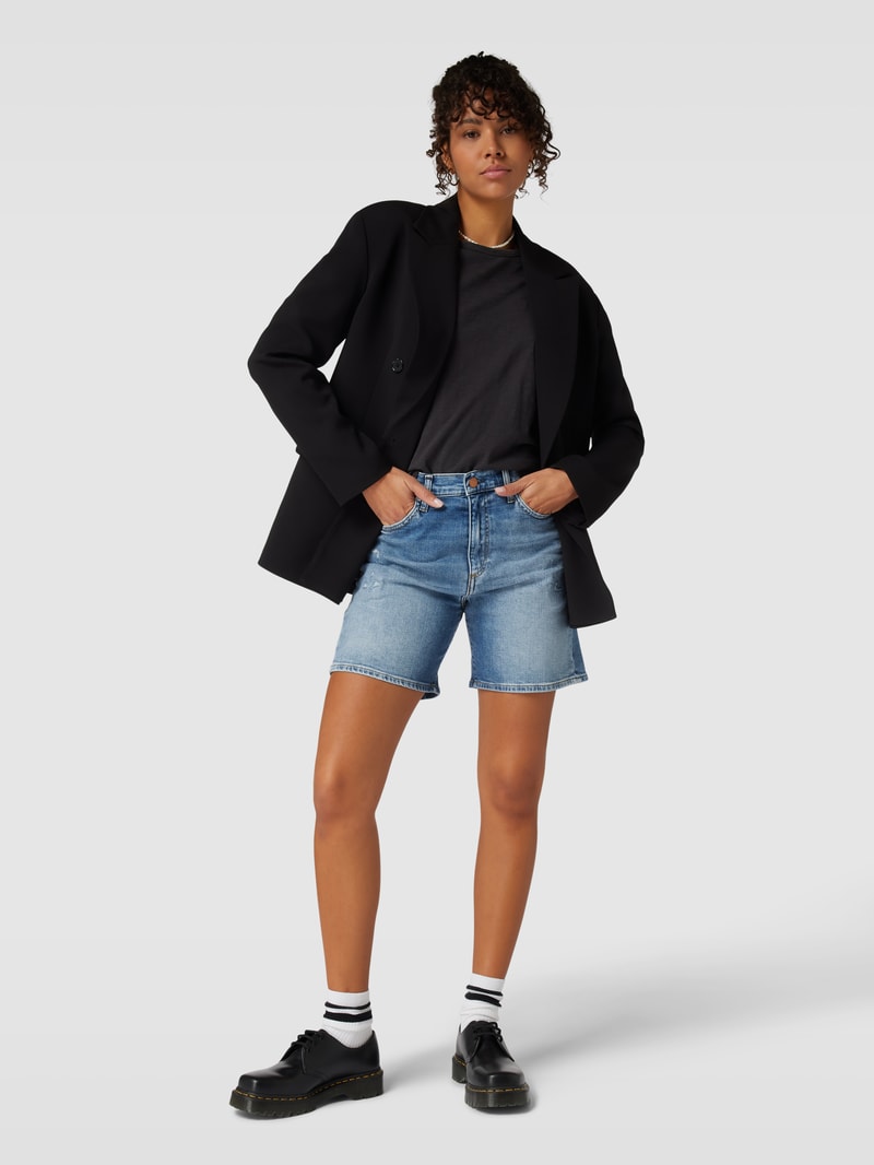 Jeansshorts im Destroyed-Look Modell 'SHIRBEY' in blau