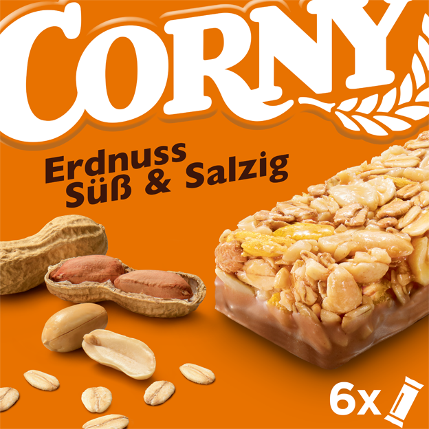 Corny Müsli Riegel Erdnuss süß & salzig