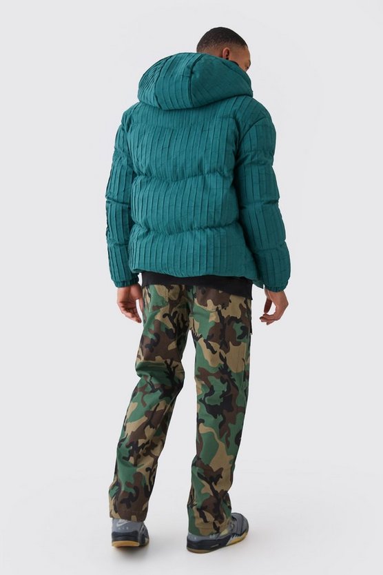 Steppjacke mit Kapuze