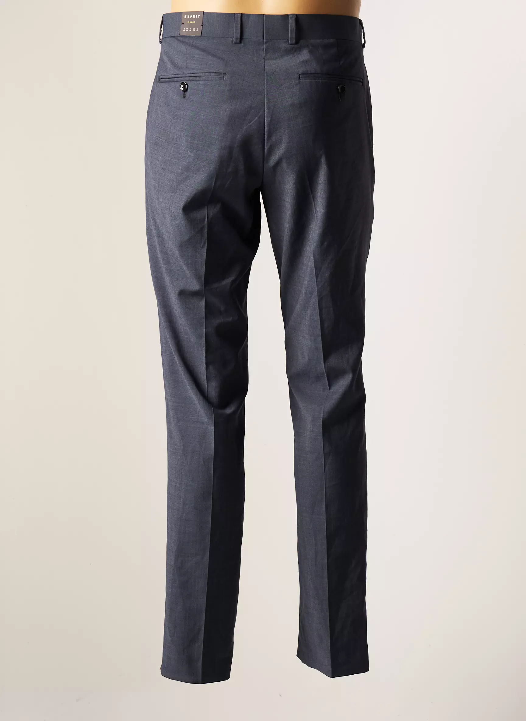 Esprit Pantalons Chino Homme couleur bleu