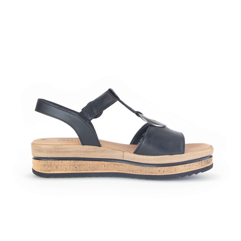 Gabor fashion Plateau Sandale schwarz