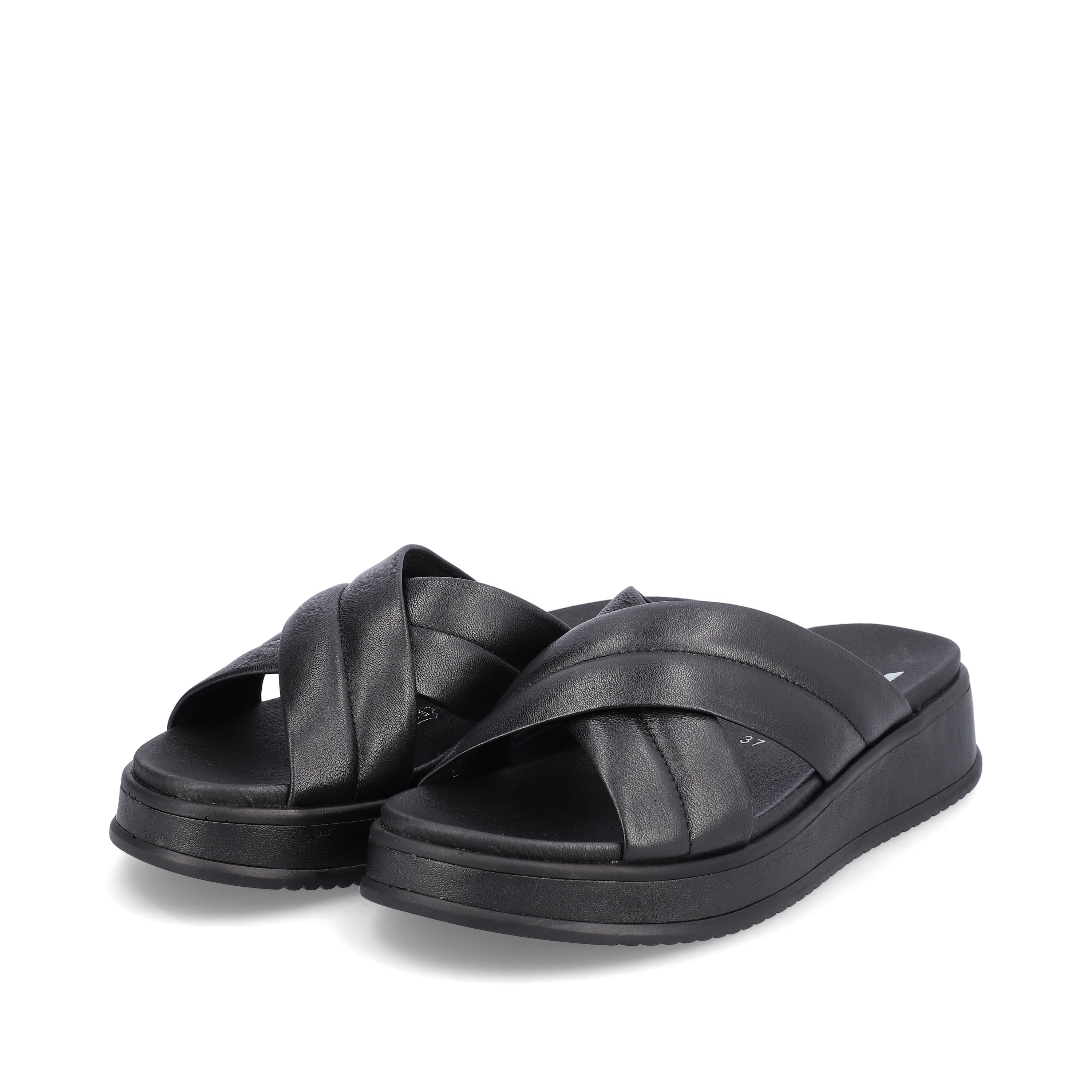 Rieker Damen Pantoletten midnight black