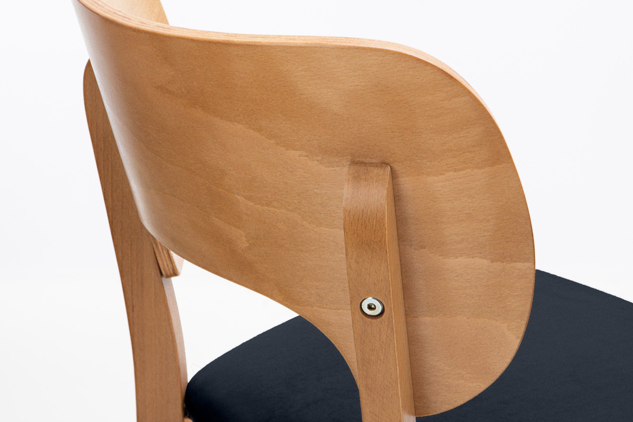 Konsimo Holzstuhl LYCO Küchenstühl Esstischstühl Wohnzimmerstühl Esszimmer Stühl Eiche (Esszimmerstühl, 2 St), Velours-Sitz, Gestell aus Massivholz