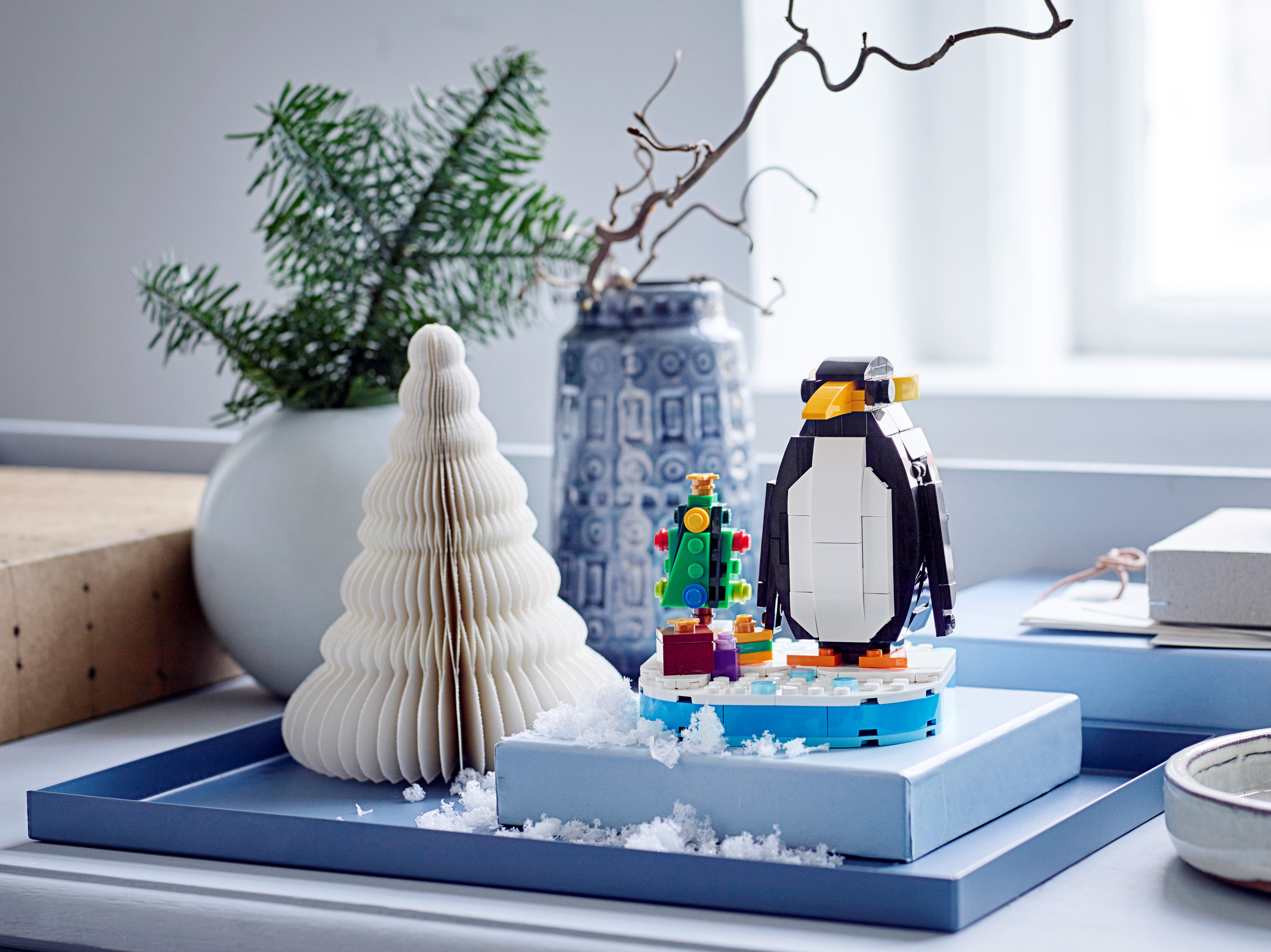 Weihnachtspinguin 40498