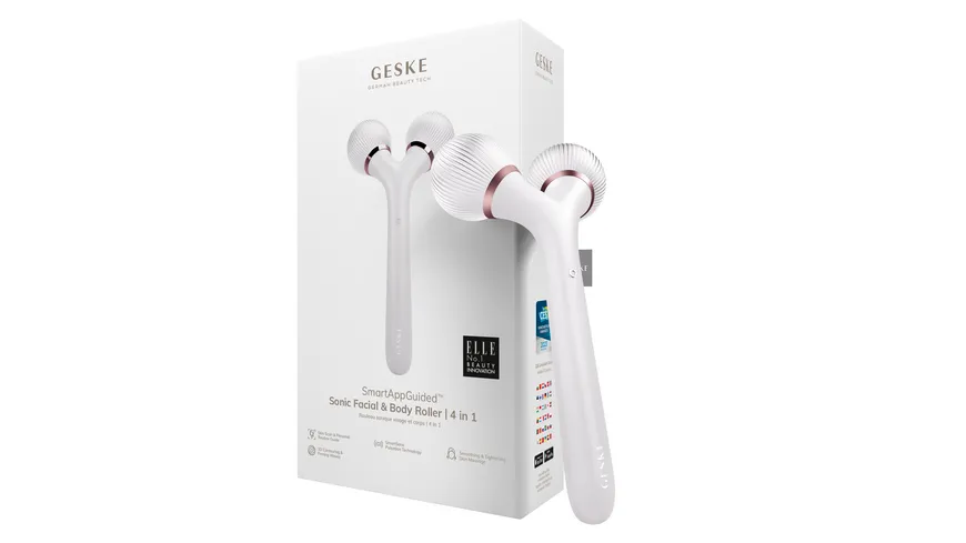 GESKE Sonic Facial & Body Roller 4 IN 1 weiß