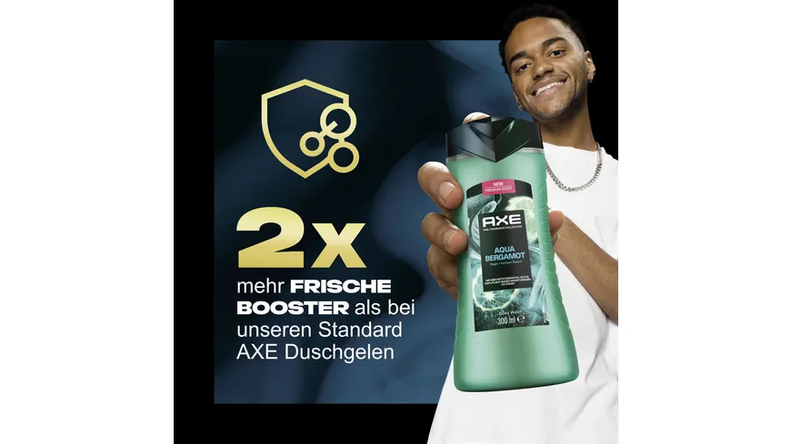 AXE Duschgel 3in1 Aqua Bergamot 300 ml