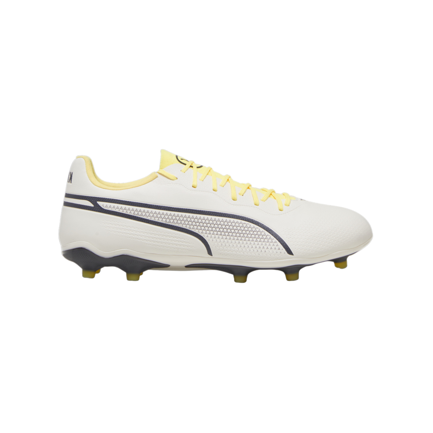 PUMA KING Pro FG/AG Weiss Grau Gelb F03