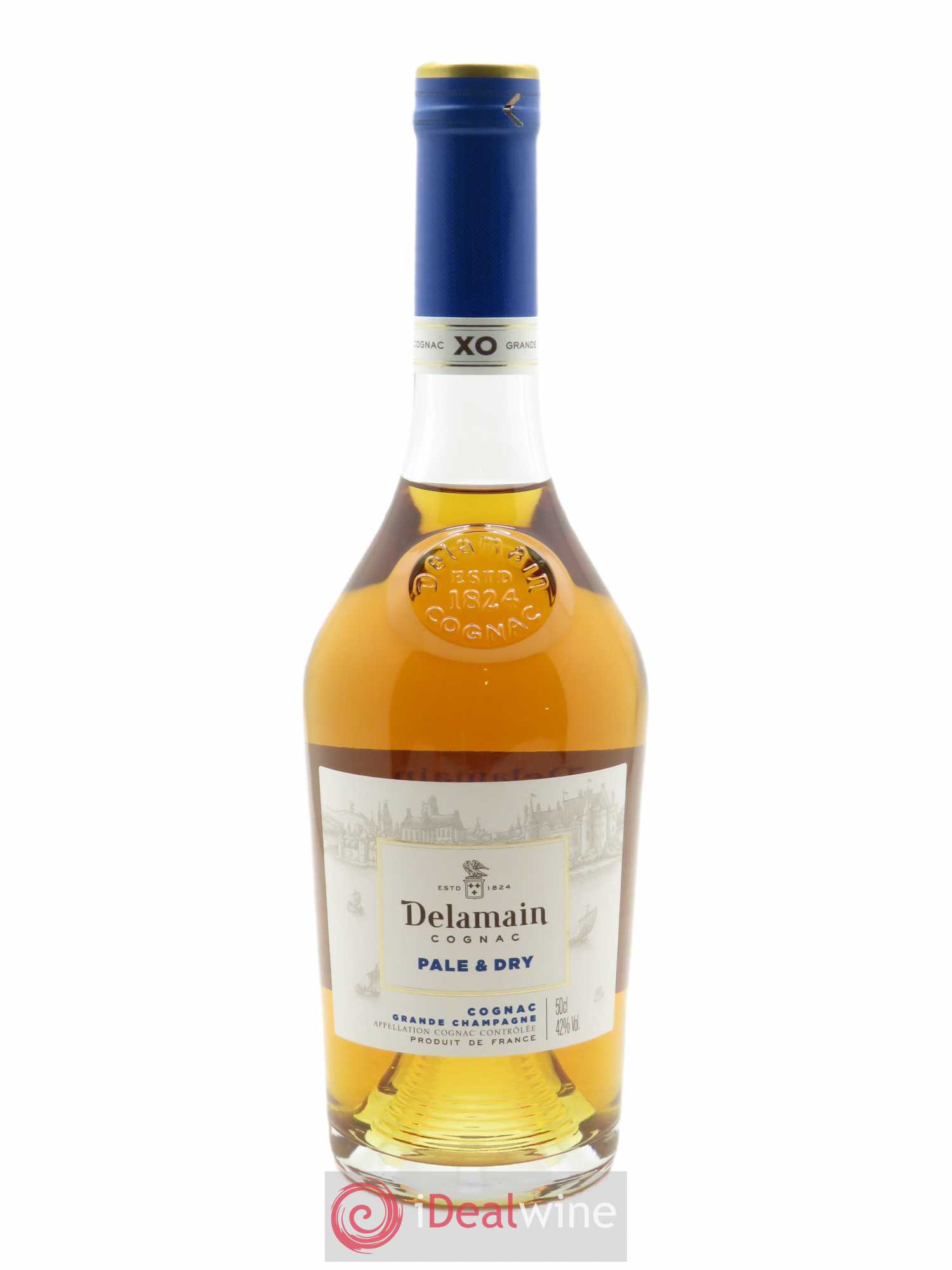 Delamain Grande Champagne X.O 1er Cru Pale & Dry (50cl)  - Lot de 1 Bouteille