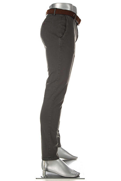 Alberto, Hose Rob, Slim Fit, Baumwolle T400®, militärgrün